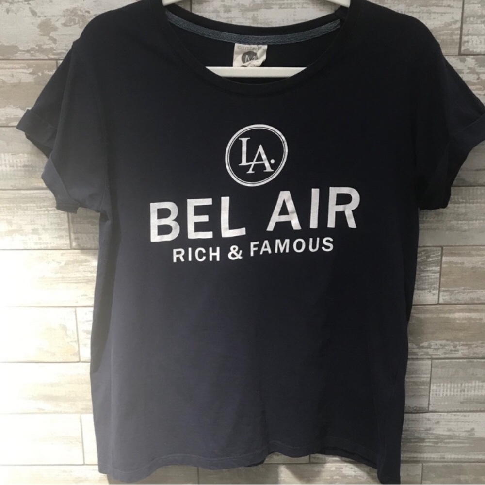 "LA BEL AIR RICH & FAMOUS" Short sleeve T shirt